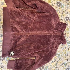 Cozy Fleece Jacket in purple
